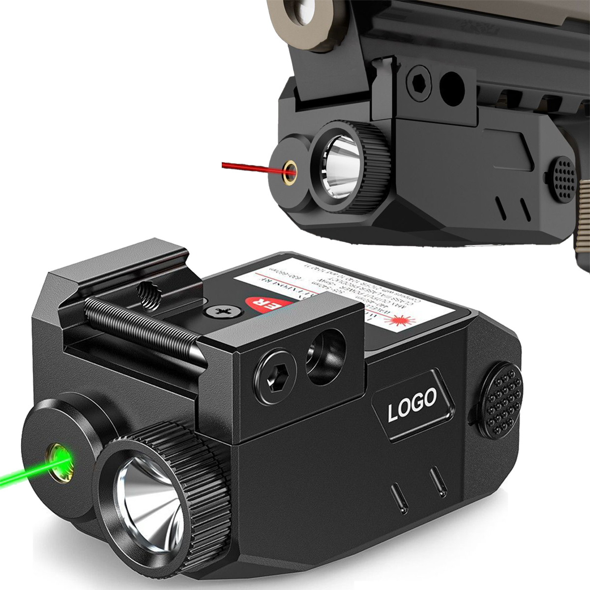 Tactical Weapon Laser Light Red Green Laser Sight Pistol Flashlight for Military Army Rifle Airsoft Shotgun 20mm Picatinny Rail