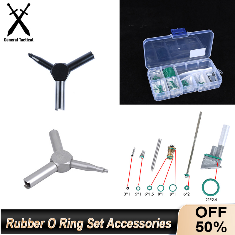 Tactical Fluorine Rubber O Ring Set For Airsoft Magazine GBB Glock G19 G17 Kublai P1 Gelball Blaster Seal Gasket Gun Accessories