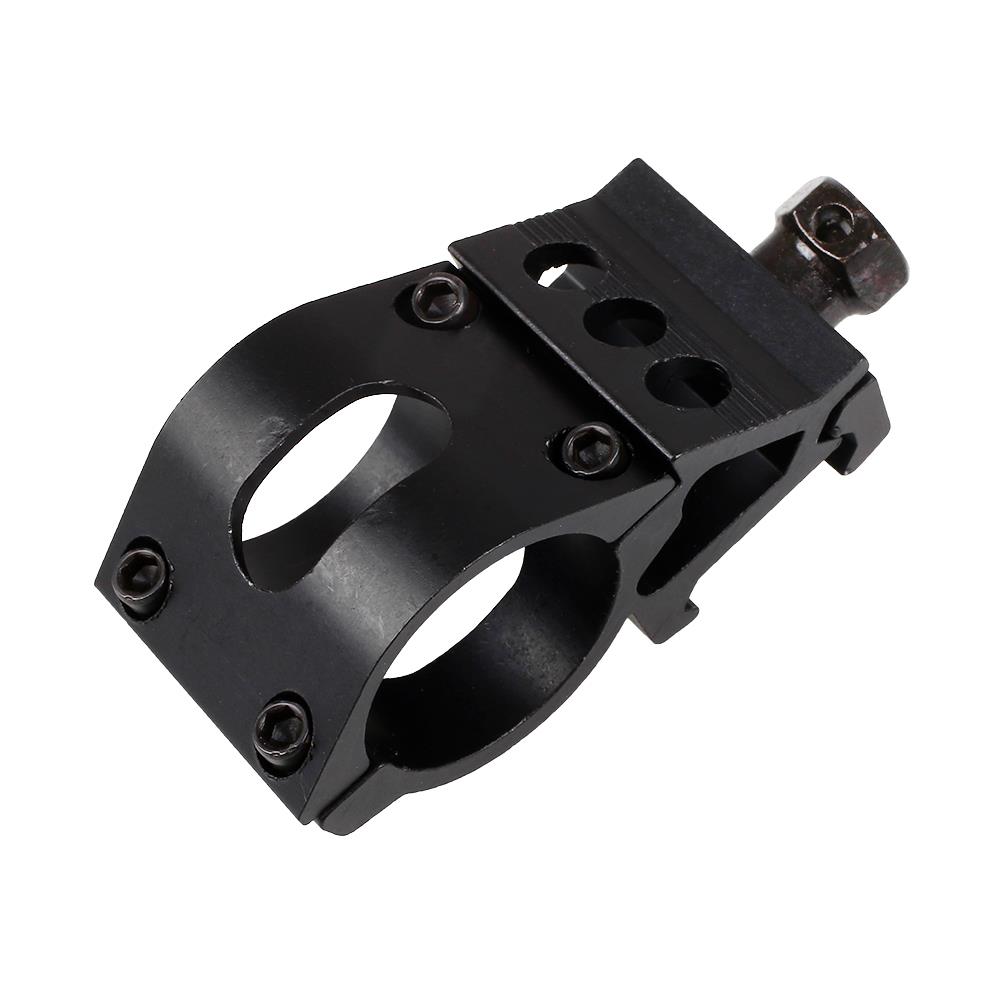 20mm Picatinny Rail Rail Offset Side Mount Gun Torch Flashlight Mount Fit  Tactical Hunting Accessories