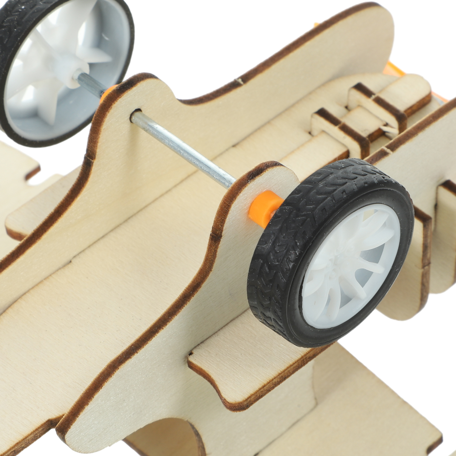 DIY Electric Wood Airplane Model Science Toy Puzzle Kit Project Experiment Educational Fun Games