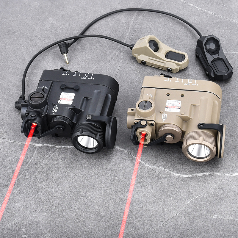 WADSN Tactical DBAL D2 Laser Flashlight AXON Switch Red IR Hunting Laser White Infrared LED Light Airsoft Gear For 20mm System