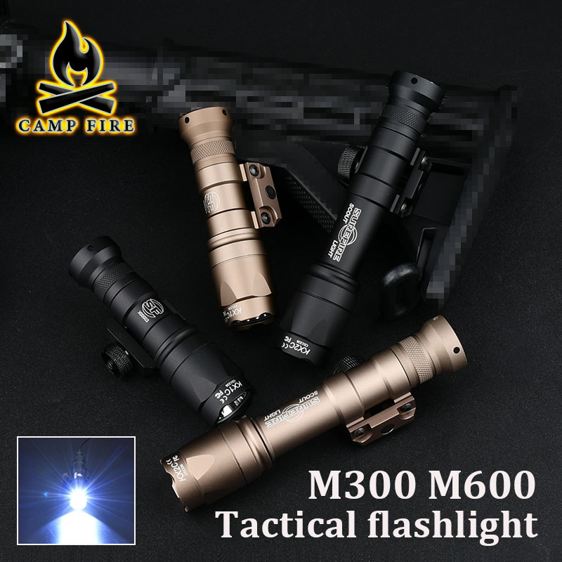 WADSN SureFir M300A M600C SF M300 M600 Tactical Flashlight Airsoft Weapon Scout Hunting LED Light Lanterna Torch Fit 20mm Rail