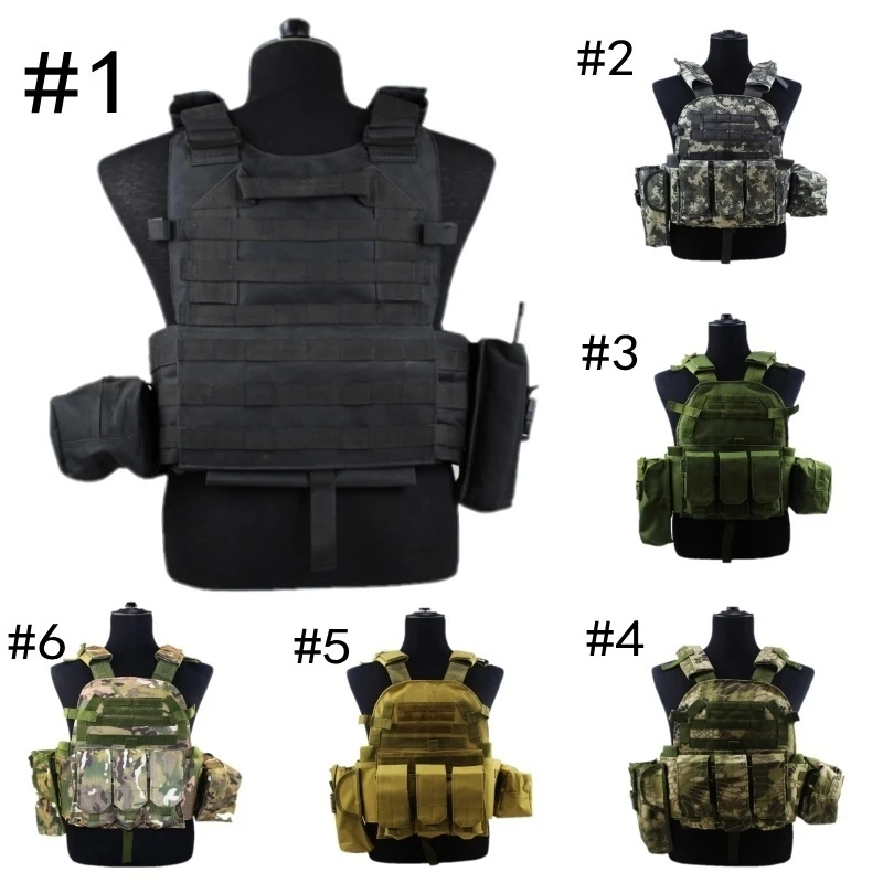 【high quality】Army Military Tactical Vest Anti Stab Hard Self-Defense Clothing Bullet-proof Tactical Vest Anti-terrorism