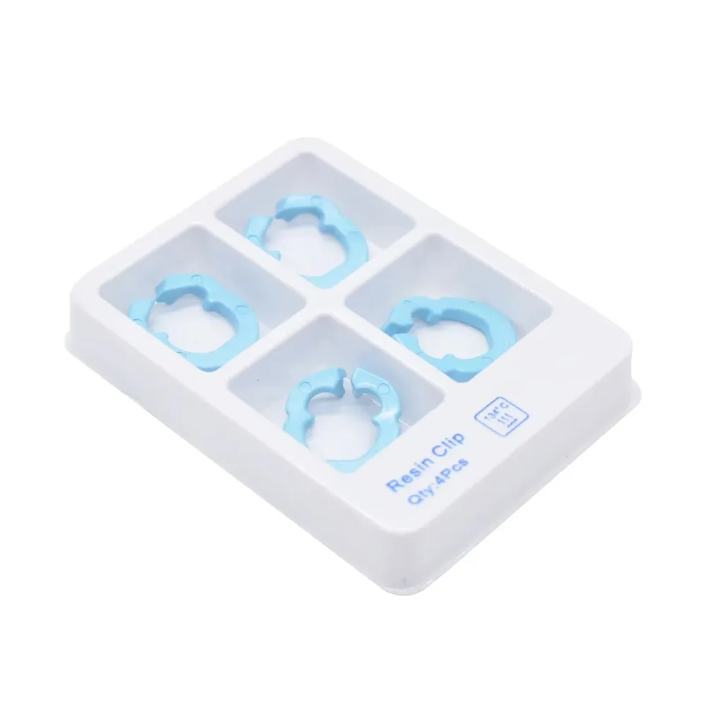 4Pcs/Set Dental Resin Clamping Ring Separator Ring Sectional Contoured Matrices Holder Matrix Autoclavable Fixed Clamp