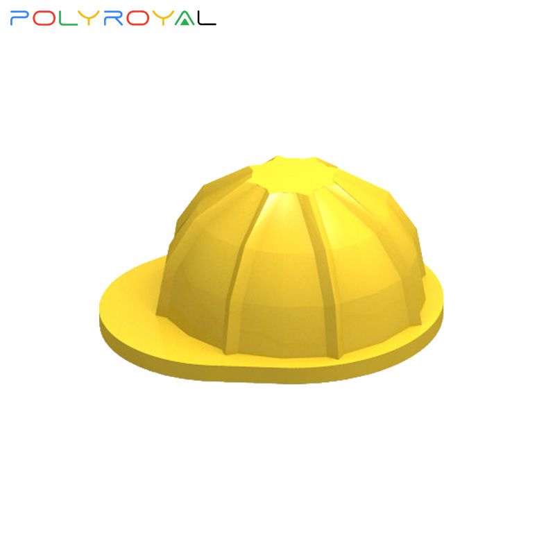 Building Blocks Technicalal parts Construction site helmet hat tool 10 PCS MOC Compatible With brands toys for children 3833