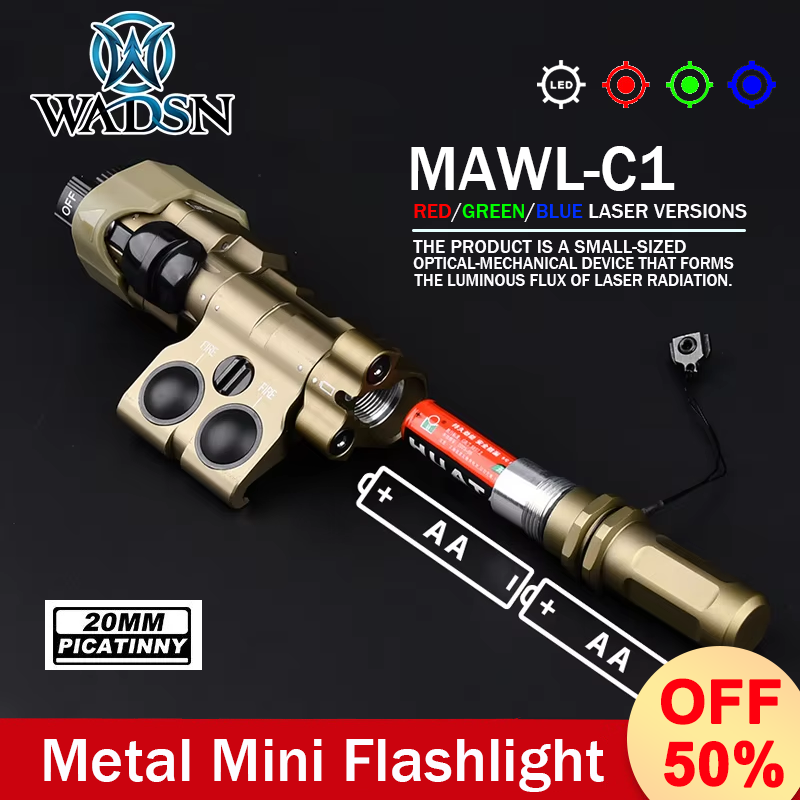 WADSN MAWL BATTERY ADAPTER Metal Case BOX Tactical Airsoft Red Dot Blue Green IR Laser Aiming improvement Upgraded Accessories