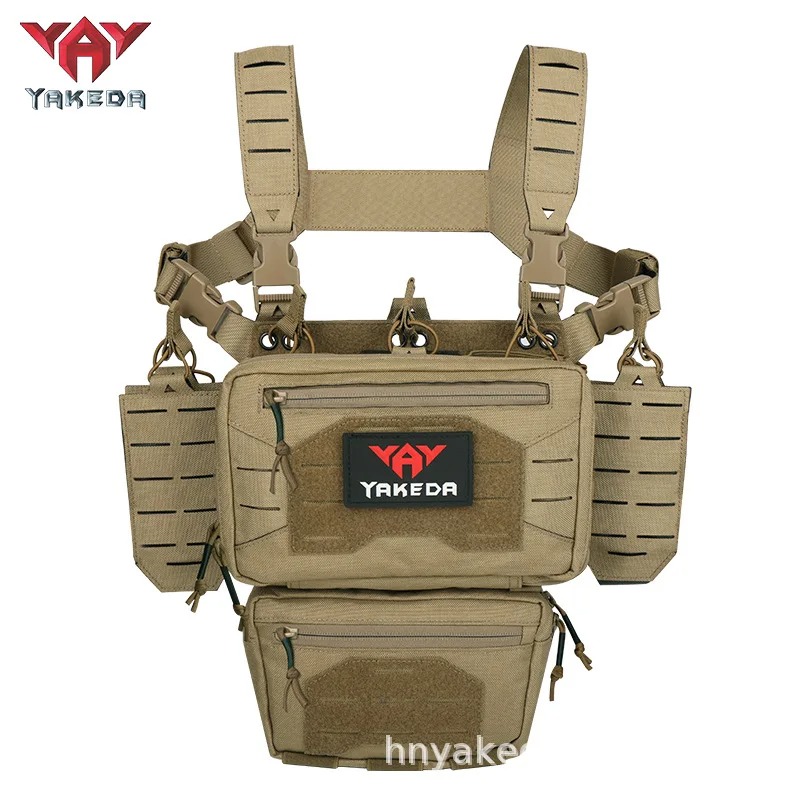 Yakeda Tactical Chest Hanging Outdoor Multi-functional Breathable Lightweight Equipment Tactical Vest Wear-resistant Sling
