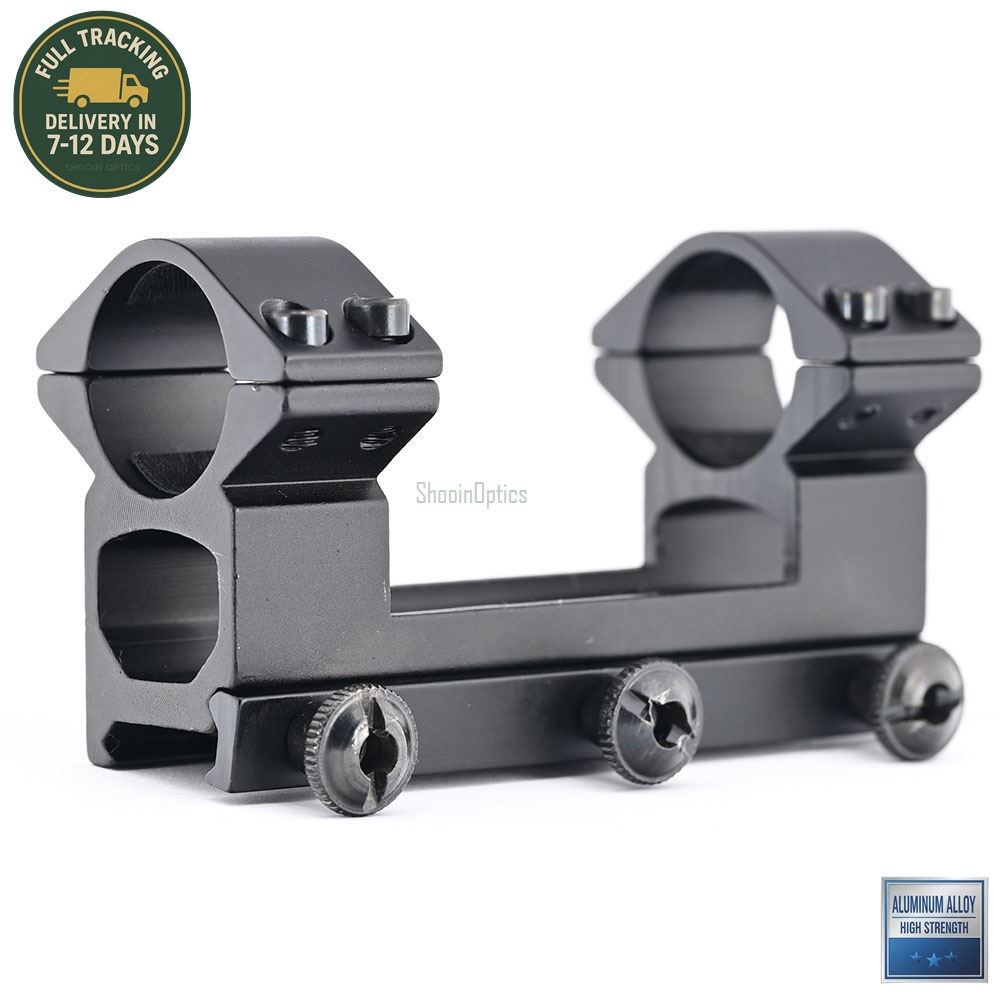 Shooin Optics Scope Mount 25.4mm 1 Inch Tube Ring 20mm Mount M1487