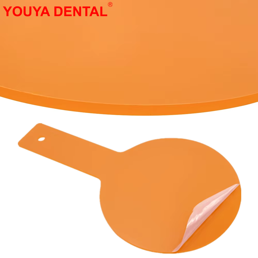 1pcs Dental Curing Shield Plate Hand-Held Light Cure Filter Paddle Round Shaped Eye-Protective Board  Dentistry Lab Dentist Tool