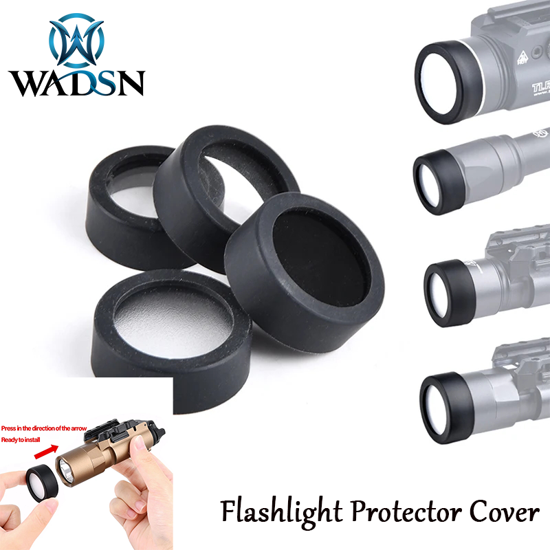 Tactical M300 M600 X300 X300V LED Customized Lens Protective Cover Flashlight Hunting scout Accessoriy Fit 25.4MM 28MM 30MM 26MM