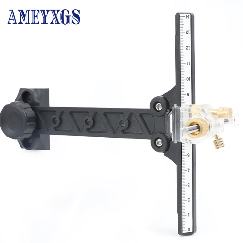 Archery Bow Sight Single Needle for Recurve Bow Arrow Hunting Target Left and Right Hand Adjustable Shooting Hunting Accessories
