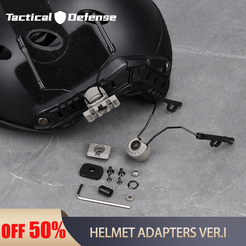 Tactical Headset Bracket Fast Helmet Rail Mounts Adapter Headset Holder Set Shooting Suspension C1 C2 MAS Suspension Accessories