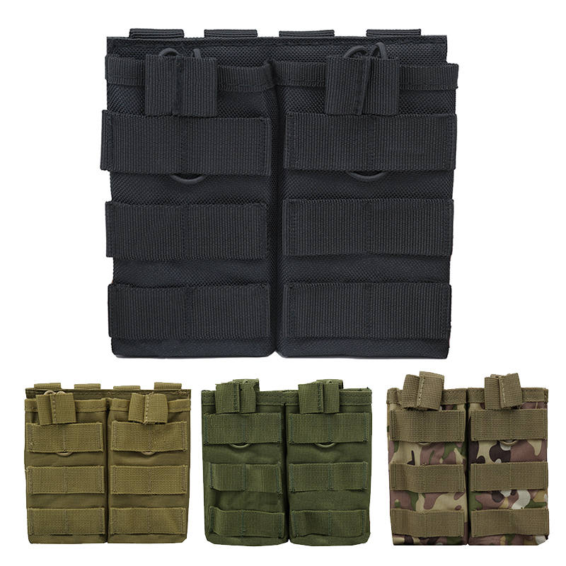 Outdoor Military Tactics Magazine MOLLE Tank Top Accessories Hunting 1000D Nylon Air Gun Single/Double/Triple Cartridge Bag