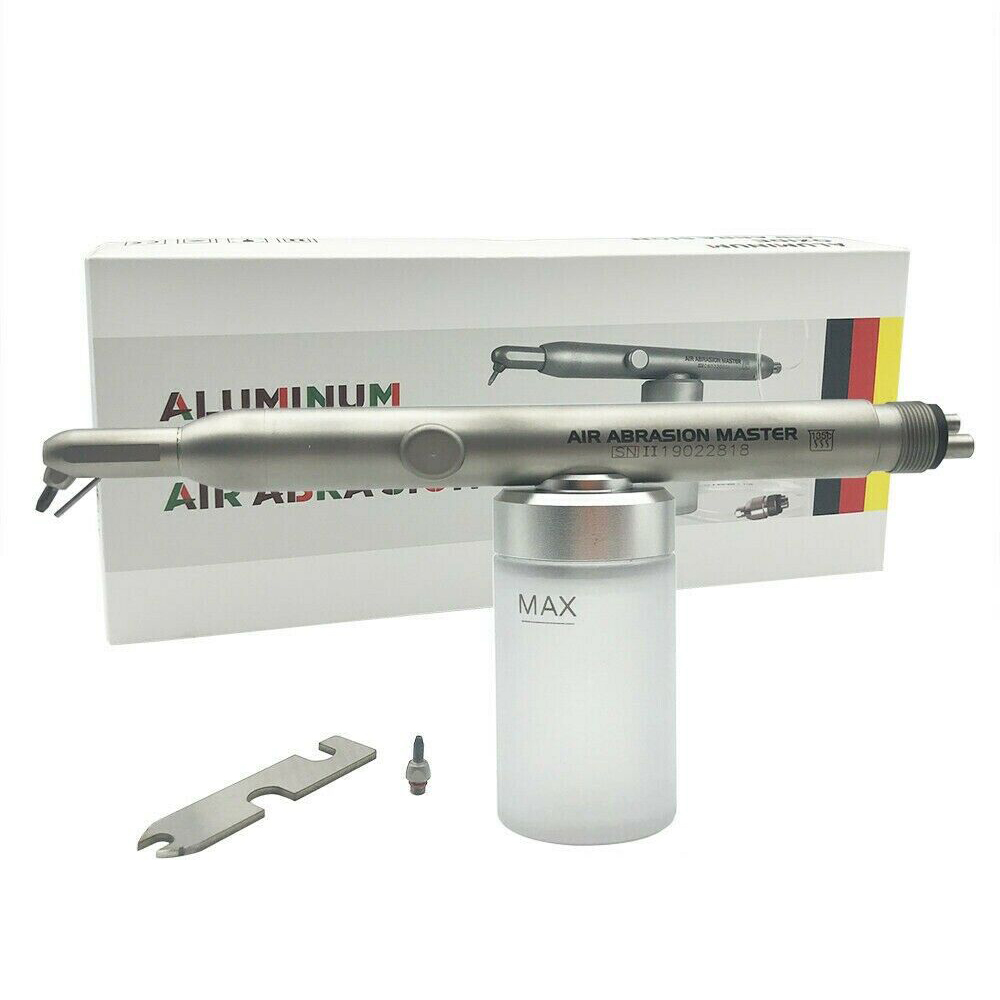 Dental Alumina Air Abrasion System Microetcher Polisher Sandblaster 4 Hole Aluminum Oxide Sandblasting Gun with Cooling Function