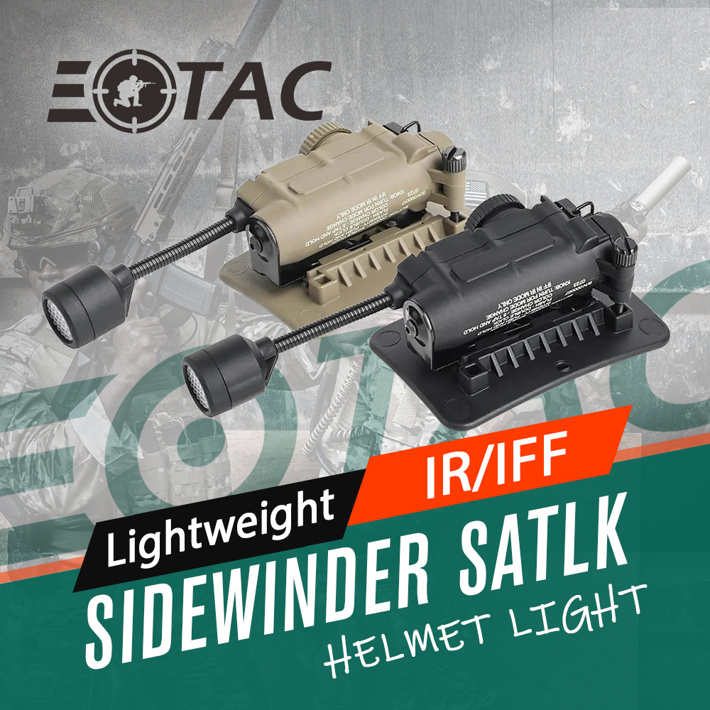2024 New Sidewinder Light Tactical Helmet IFF light Black And FDE in stock