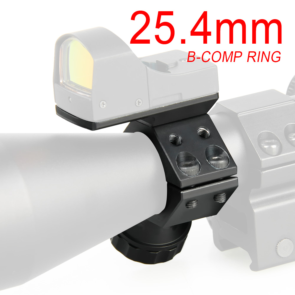PPT, PP24-0046 25.4mm Riflescope Ring Mount, with red dot Mount, Red dot plate