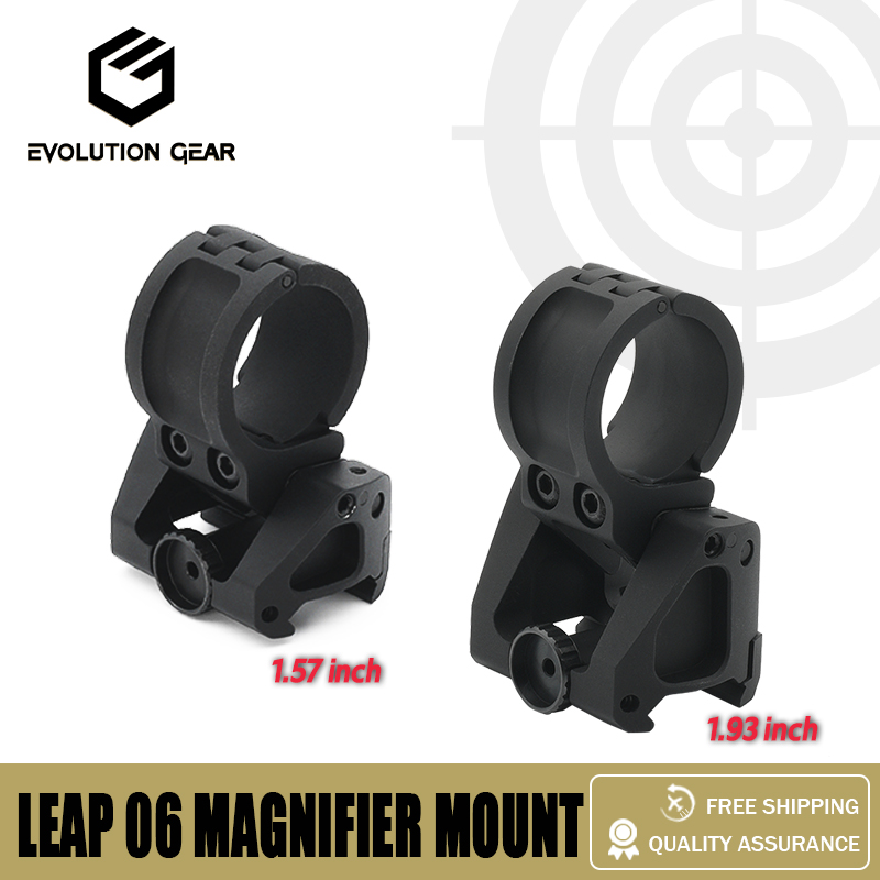 LEAP 1.93 1.54 inch State of the art Flip to Side Magnifier Quick-Detach Magnifier Mount for Hunting Tactical Airsoft