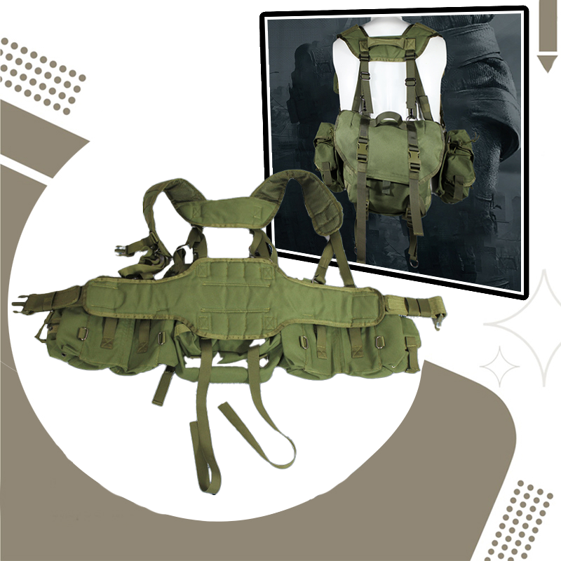 Tactical Outdoor Chest Rig Military Training Vest for Wargame Breathable Chest Harness Modular Durable for Military Enthusiasts