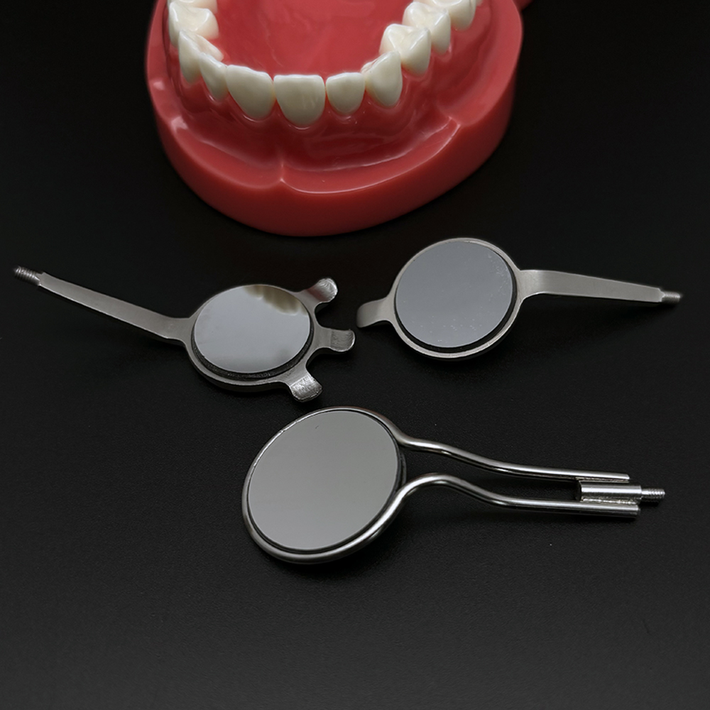 Dental Mouth Mirror Anti-Fog Rhodium Mirrors Teeth Clean Examination Reflectors Dentist Double Sided Reusee