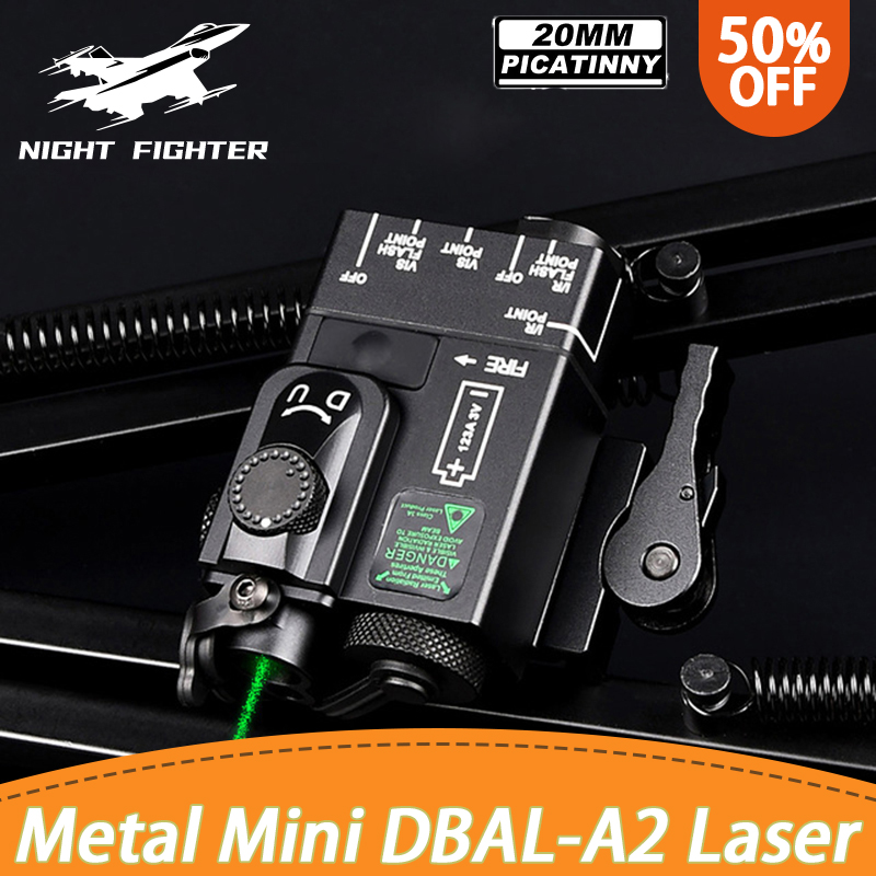 Wadsn MINI DBAL-A2 Red Green Blue Dot Laser Tact Metal dbal-a2 OutdoorHunting Flashlight IR Aiming Scout Light Fit 20MM Rail