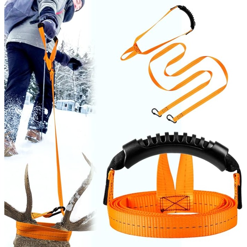 Deer Drag Deer Belt Puller Multifunctional Padded Handle Durable Hunting Gear Deer Drag Rope for Farmer Outdoor Supplies