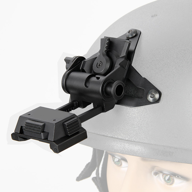 PPT PP24-0189 Aluminum Helmet Adapter NVG Mount System Helmet Bracket with Permanent VAS Shroud For Night Vision