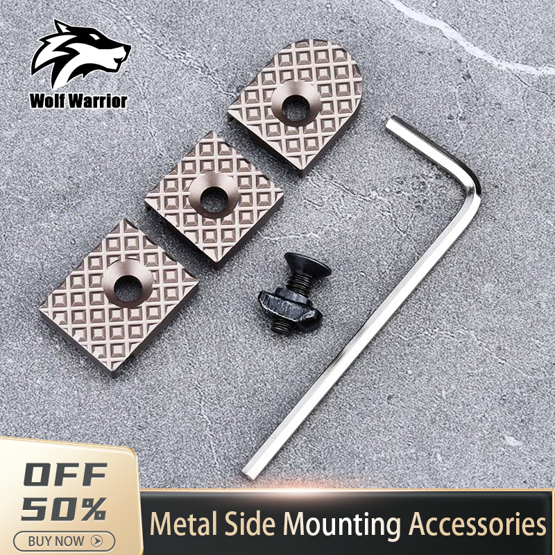 Military Tacatical Metal Flashlight switch Wire guide system cable air flexible guide rail Hand guard tail fixing accessory