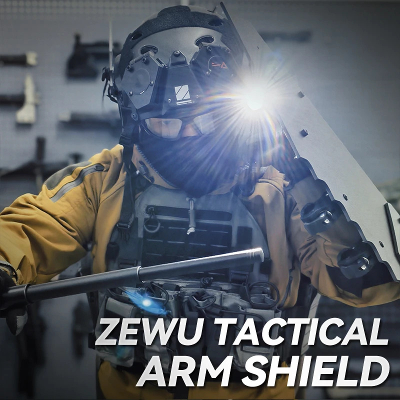 Tactical Arm Shield Attack and Defense Metal Nylon Shield Self Defense Outdoor Survival Equipment COSPLAY Rainbow Six