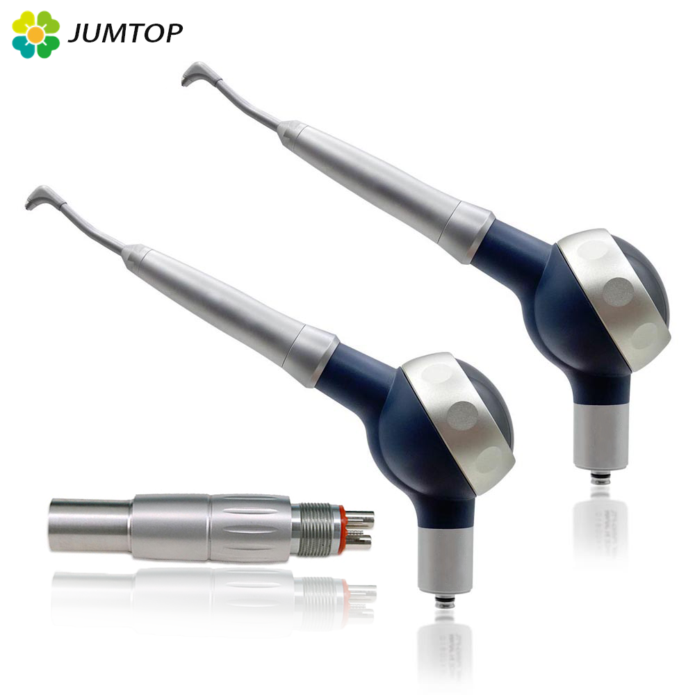 Dental Air Flow Polisher with Dual Powder/Water Jet for Supragingival Cleaning Dental Hygiene Unit fit NSK PTL Prophy Handpiece