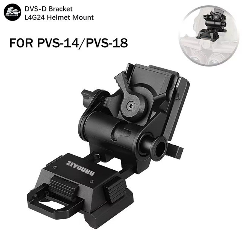 DVS-D NightVision Goggle Helmet Mount Accessories Compatible with PVS-15 PVS-18 L4G24 Dovetail Monocular Binoculars Head Mounted