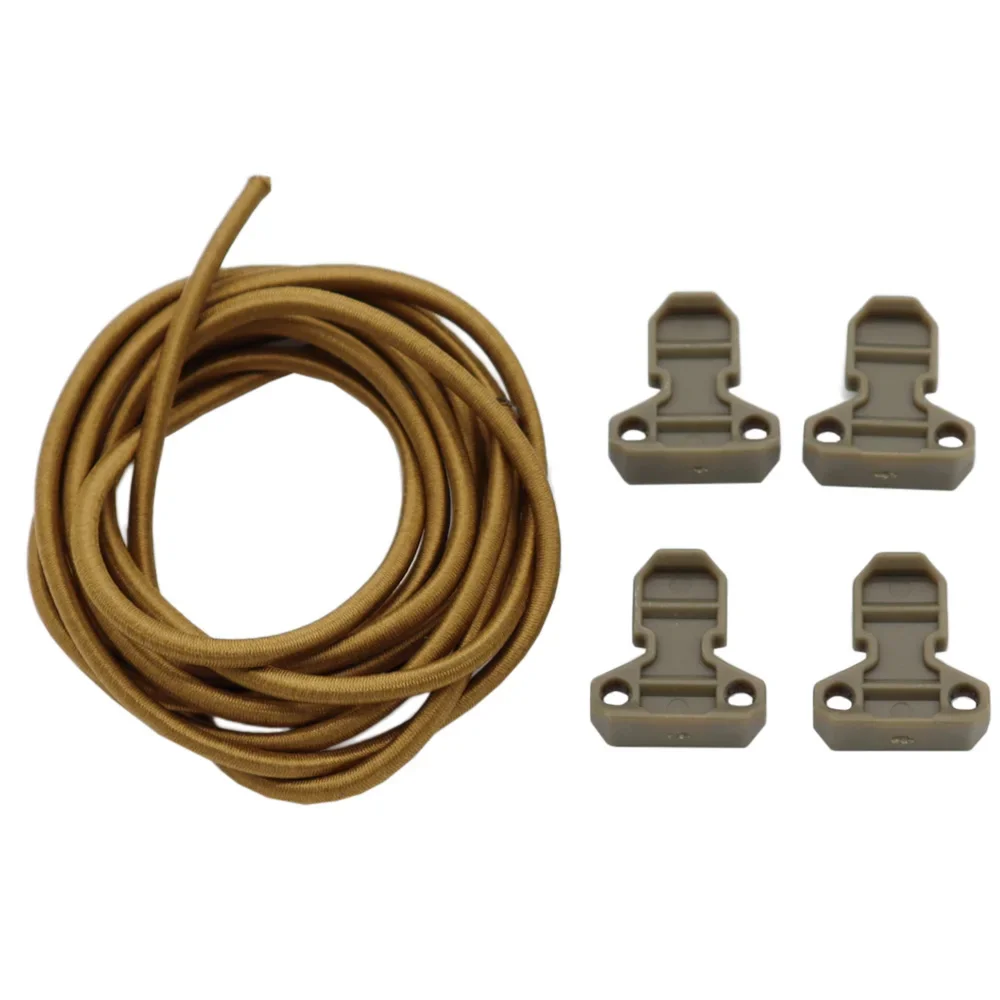 Tactical National Flag Bungee Elastic Fasten Strap Camping Elastic Bungee Cord Secure Attachment Hunting Gear Cord Tool Kits 82"