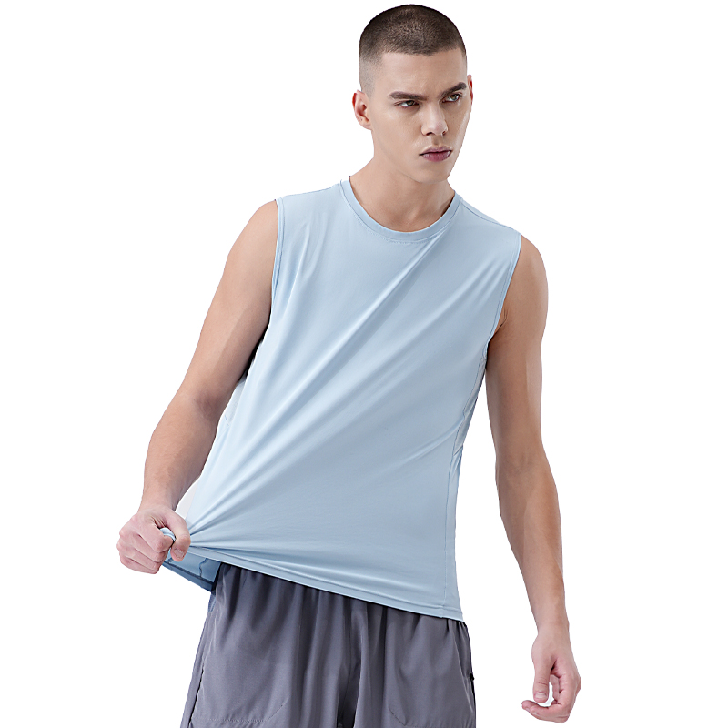Causal Gym Tank Running Breathable Basketball Training Fashion Undershirts Elastic Quick Drying Outdoor Sport Solid Vest