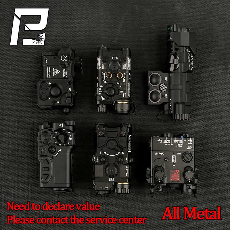 All Metal Perst4 NGAL DBAL OGL  MAWL Raidx flashlight X300 M600C Tactic Flashlight PEQ Battery box