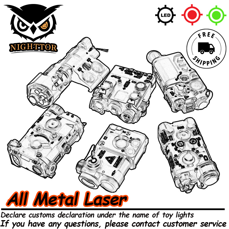 Battery Box All Metal NGAL DBAL OGL Perst-4 RAID-X M300 M600 Flashlight