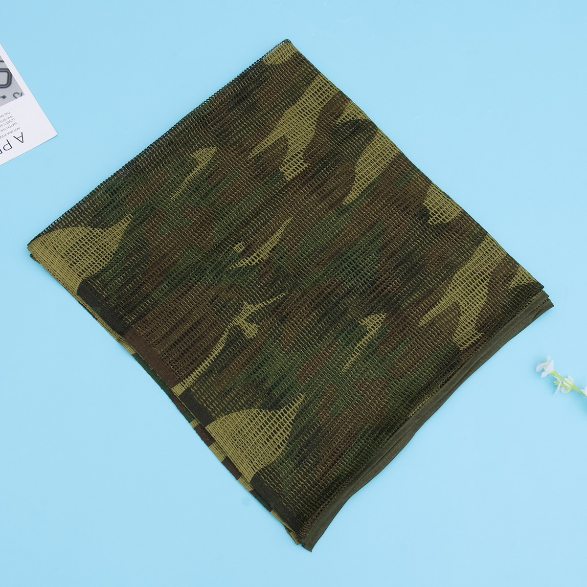 Camouflage Mesh Wrap Camo Scarf Windproof Sand Protection For Sports Jungle Other Outdoor Activities (Jungle Camouflage)