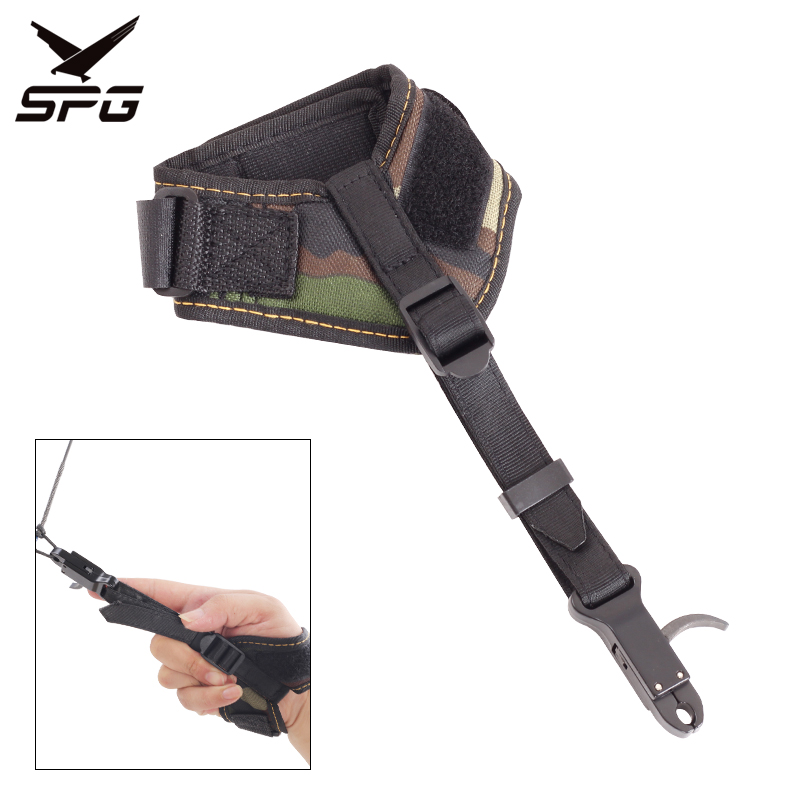 Wrist Bow Release Aid Compound Bow and Arrow Set Accessories Archery Adjustable Caliper Degree Rotatable Jaws Release