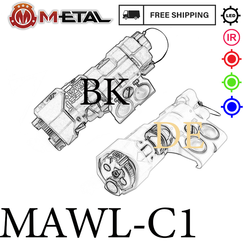 WADSN MAWL-C1 Nylon Version X300 M300 M600 Flashlight