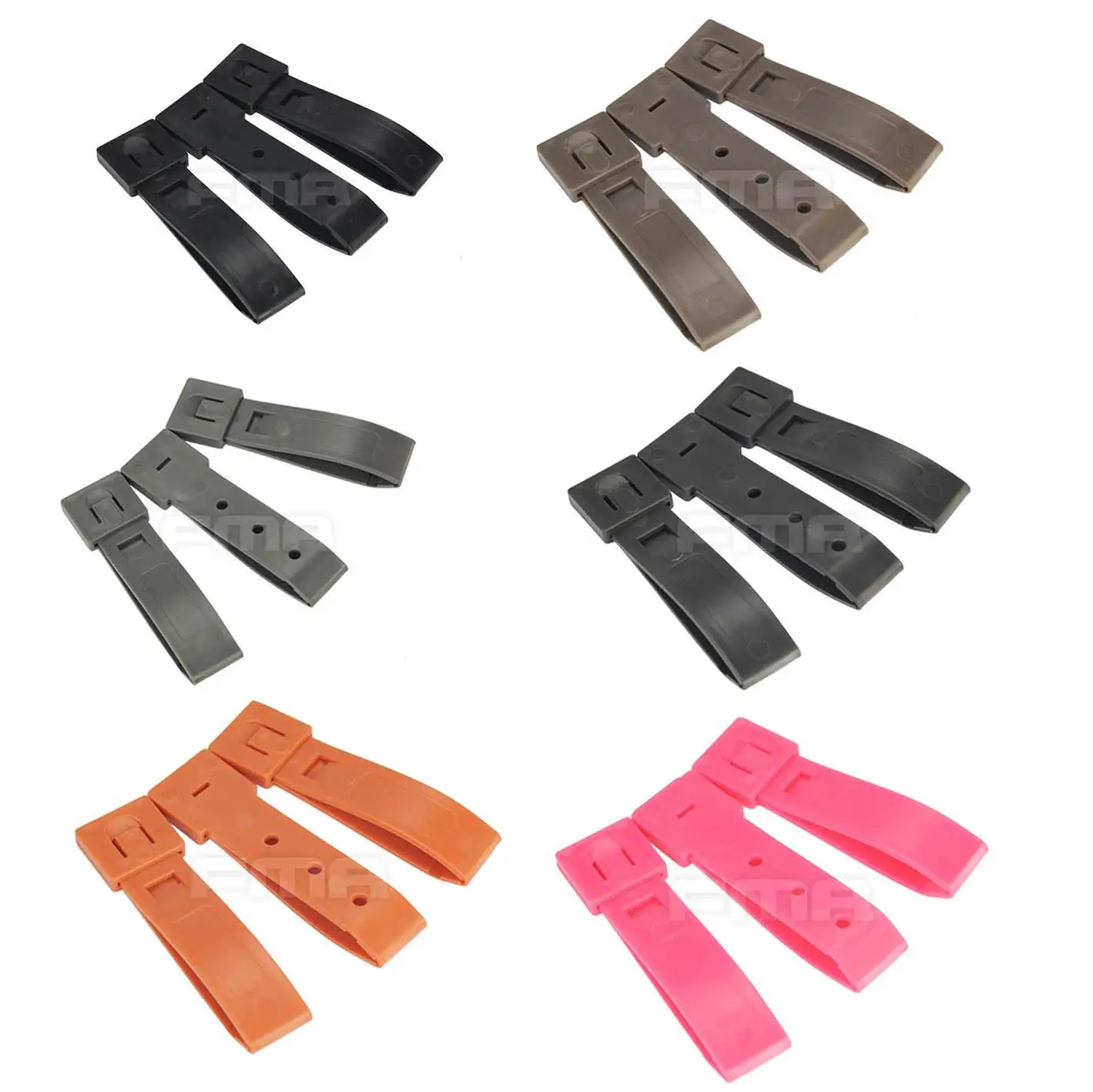 FMA Sports Molle System 3 In Long Malice Clips Strap Accessory