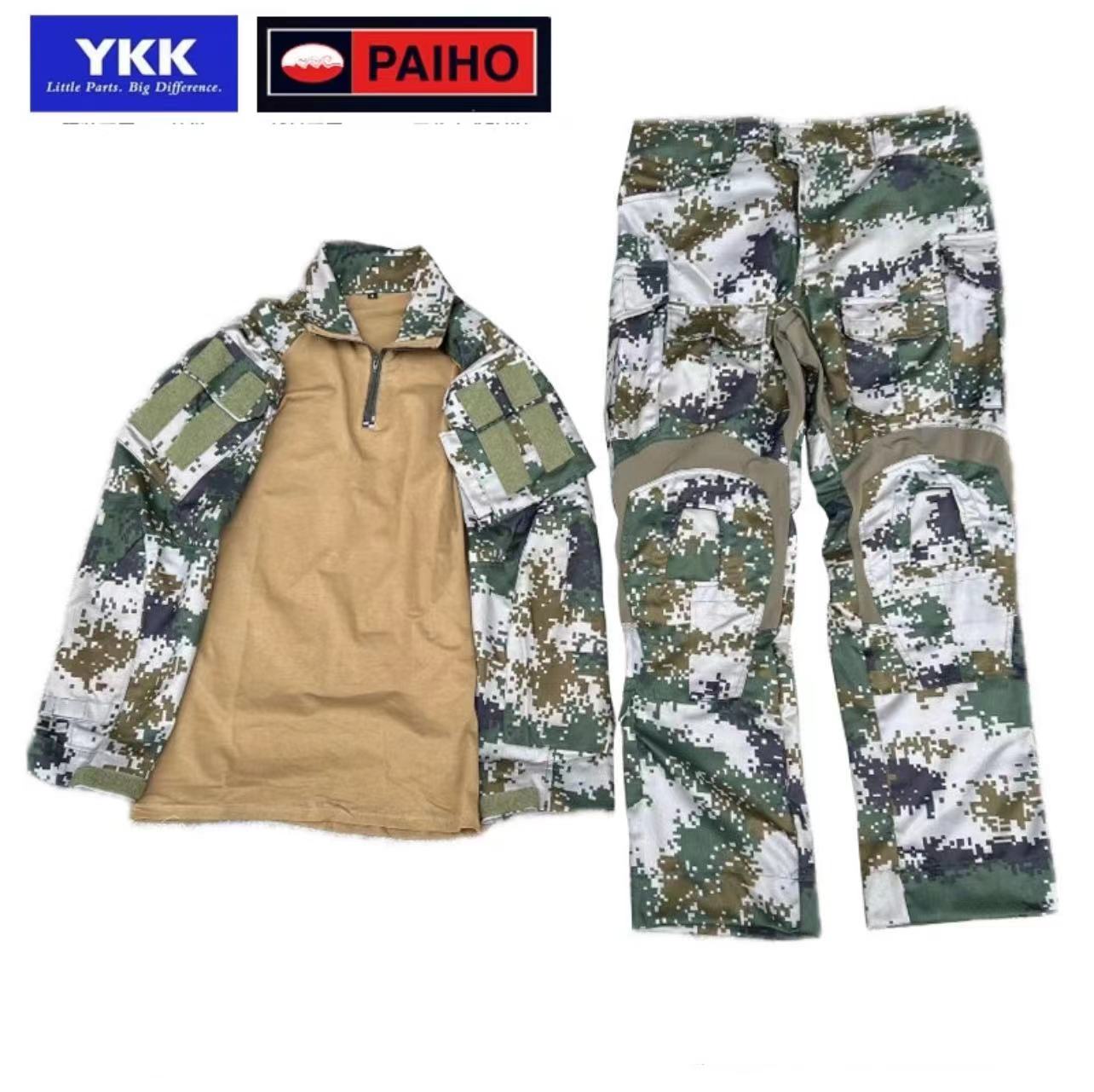 G3 PLA Zero Seven  07 Woodland Pattern GEN3 Hunting Tactical Camouflage Frog Suit Military Clothes Outdoor Sports Combat Set