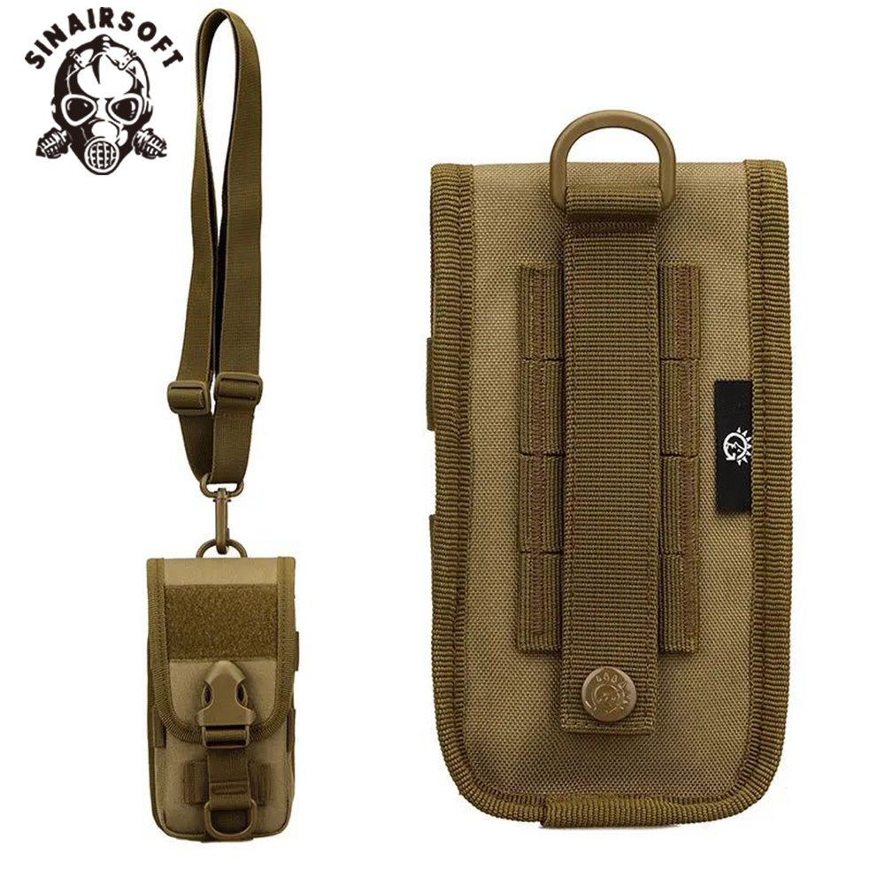 Tool Sub-package Wear Belt Waist Bag 5.8-Inch Full-Cover Mobile Phone Case Outdoor Small Crossbody Bag Hunting accessory