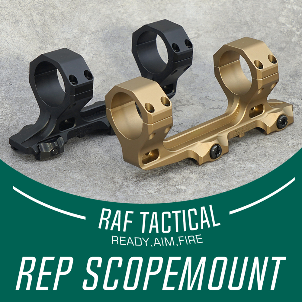Riflescope REP Mount Optic Mount 1.54in 30mm AS Mount 0 MOA Made by 7075-T6 Aluminum with Original Markings For Tactical Hunting