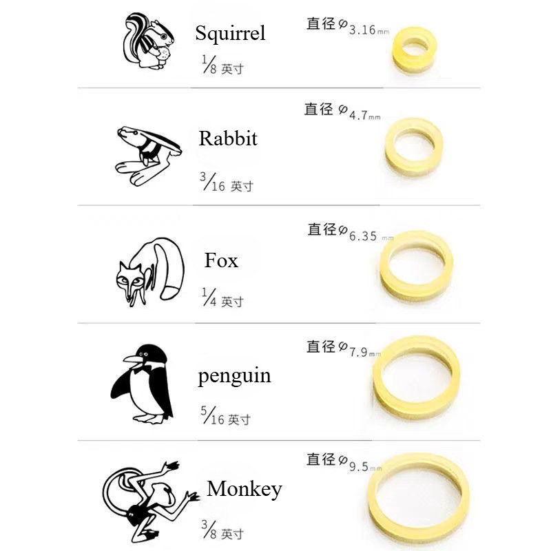 100pcs/bag Dental Orthodontic Rubber Bands Professional Orthodontic Traction Tools Dental Orthodontic Supplies Oral Consumables