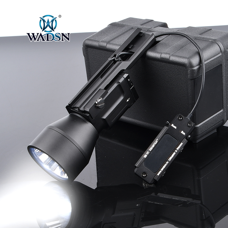 LED Powerful Flashlight Zenitco K-2U Tactical Metal KLESCH 2U AK SVD Weapon Light Fit 20mm Rail With Switch Strobe Hunting light