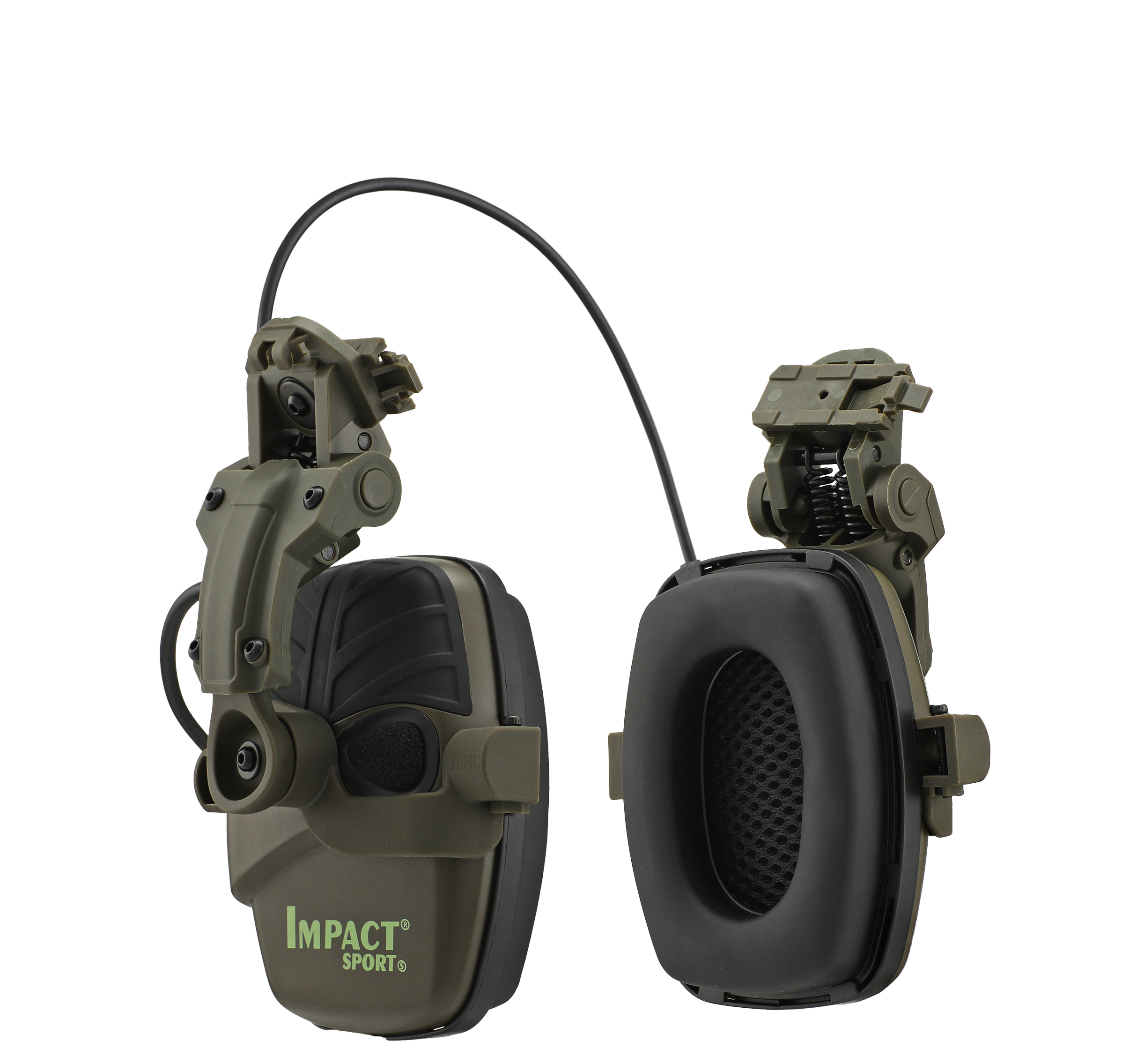 Impact Sport Electronic Shooting Headset Helmet Mounted Ver Hunting Pickup Noise Reduction Hearing Protection Tactical Headset