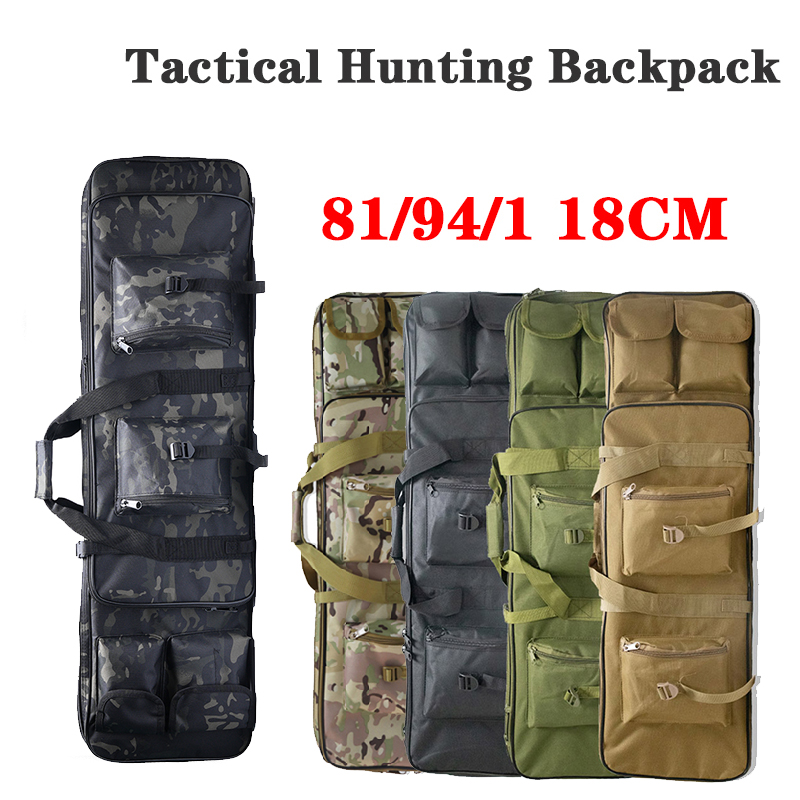 Battle Oxford Backpack 81cm 94cm 115cm Battle Hunting Rifle Gun Square Bag Hiking Camping Backpack Outdoor Sports Bag