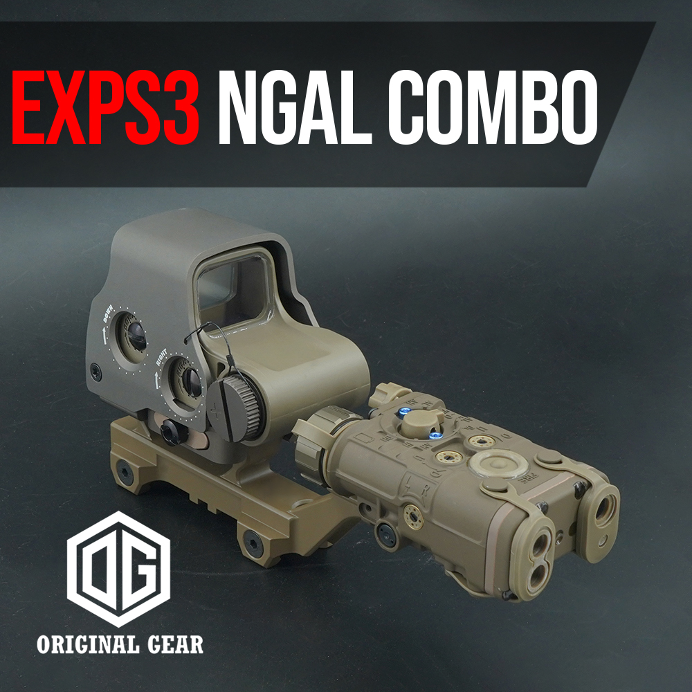 IS-EG NGAL Laser Pointer Aiming Laser IR Illuminated / VIS Laser w EXPS3 Red Dot Sight Holy Warrior S1 NV Fucntion 558 Combo