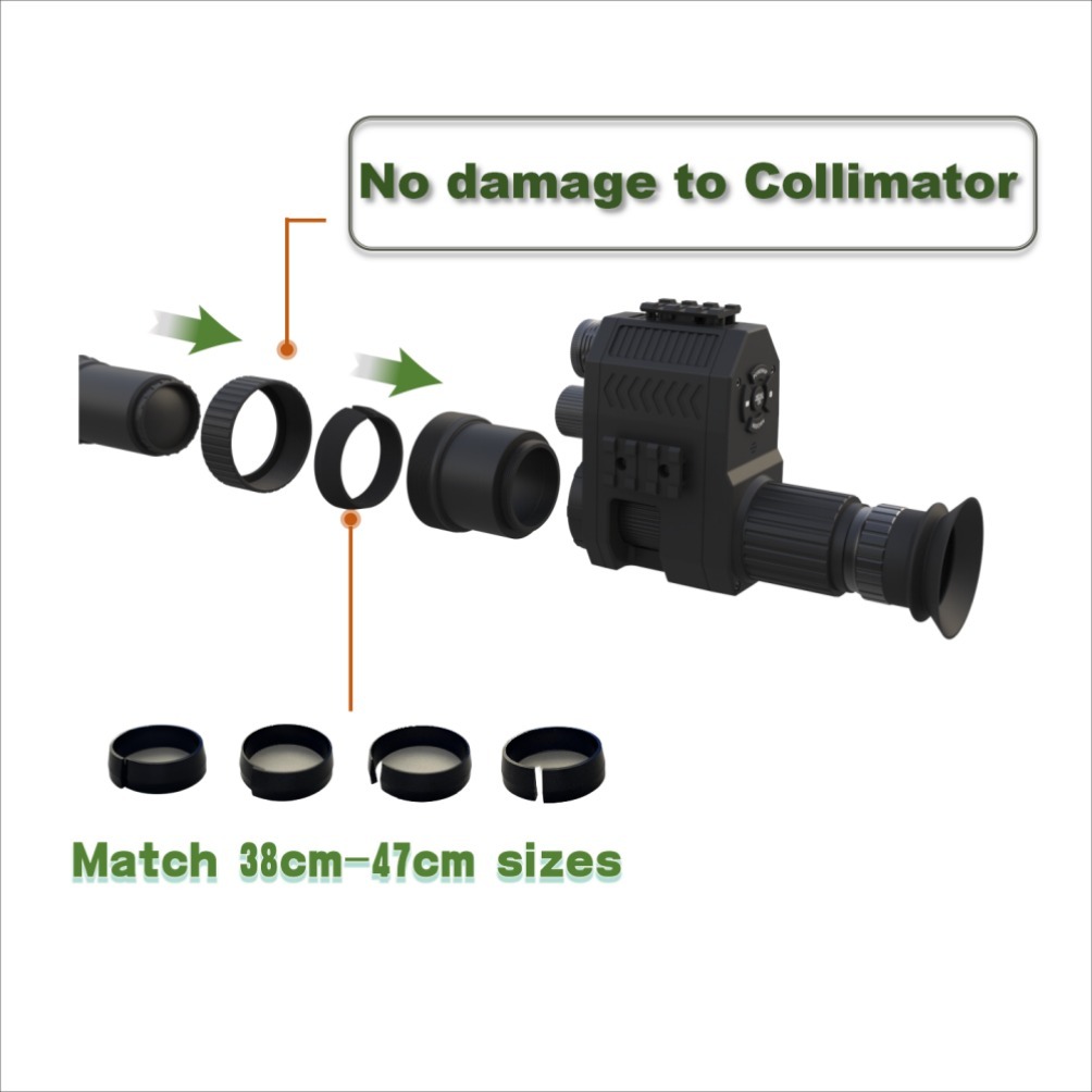 Day And Night Monocular TelescopeMegaorei NK007 2025 New - Generation 1080P Infrared Telescope Night Hunting Camera - 5X Digital