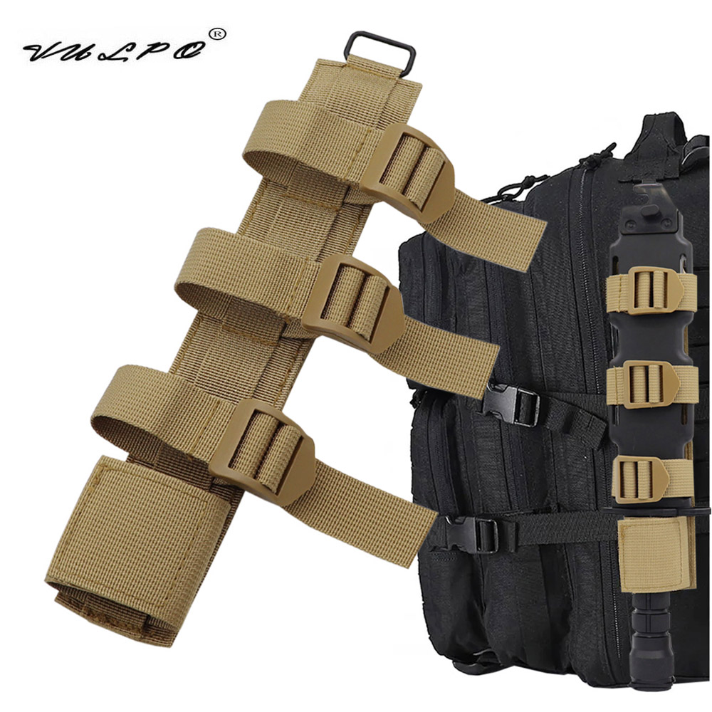 VULPO Tactical Molle Knife Shealth Adapter Tool Carrier Sheath Holder Backpack Attachment For Hunting Vest Backpack Accessories