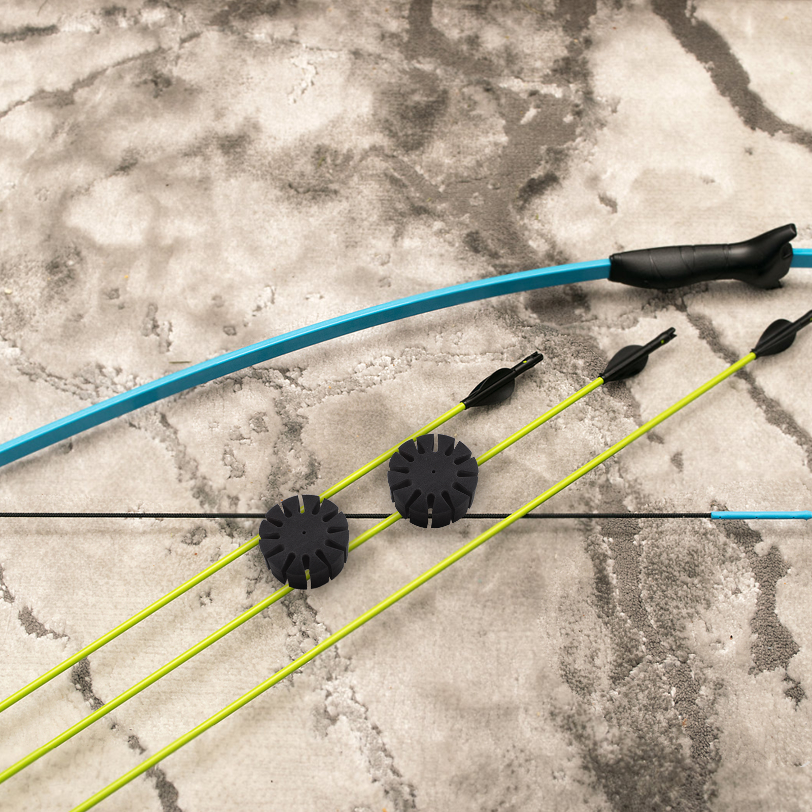 12 Pcs Arrow Rack Large Capacity Portable Portable Arrow Tube Tube Storage Separator for Archery Hunting Outdoor