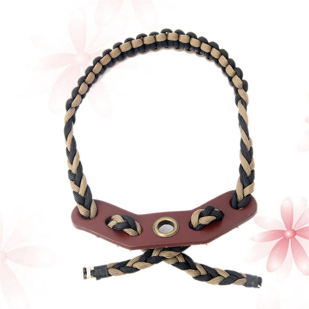 Adjustable Wrist Strap for Archery Bow Hunting Sling Braided Cord Durability Comfort Sports Accessories